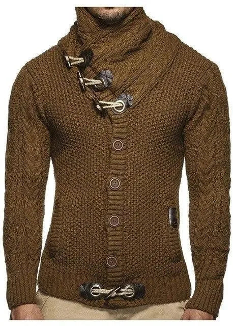 Drune | Strickjacke Pullover für Männer im Warmen Stil