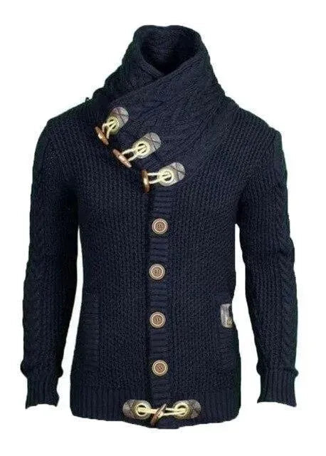Drune | Strickjacke Pullover für Männer im Warmen Stil