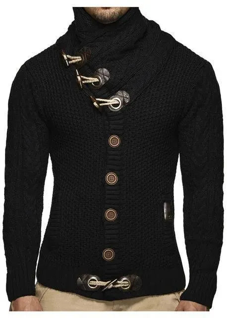 Drune | Strickjacke Pullover für Männer im Warmen Stil
