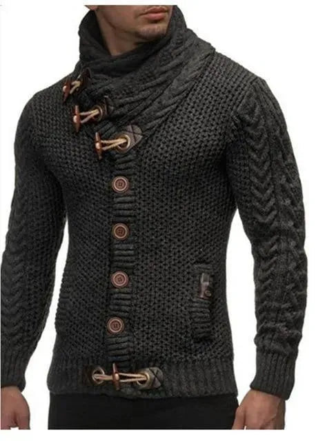 Drune | Strickjacke Pullover für Männer im Warmen Stil