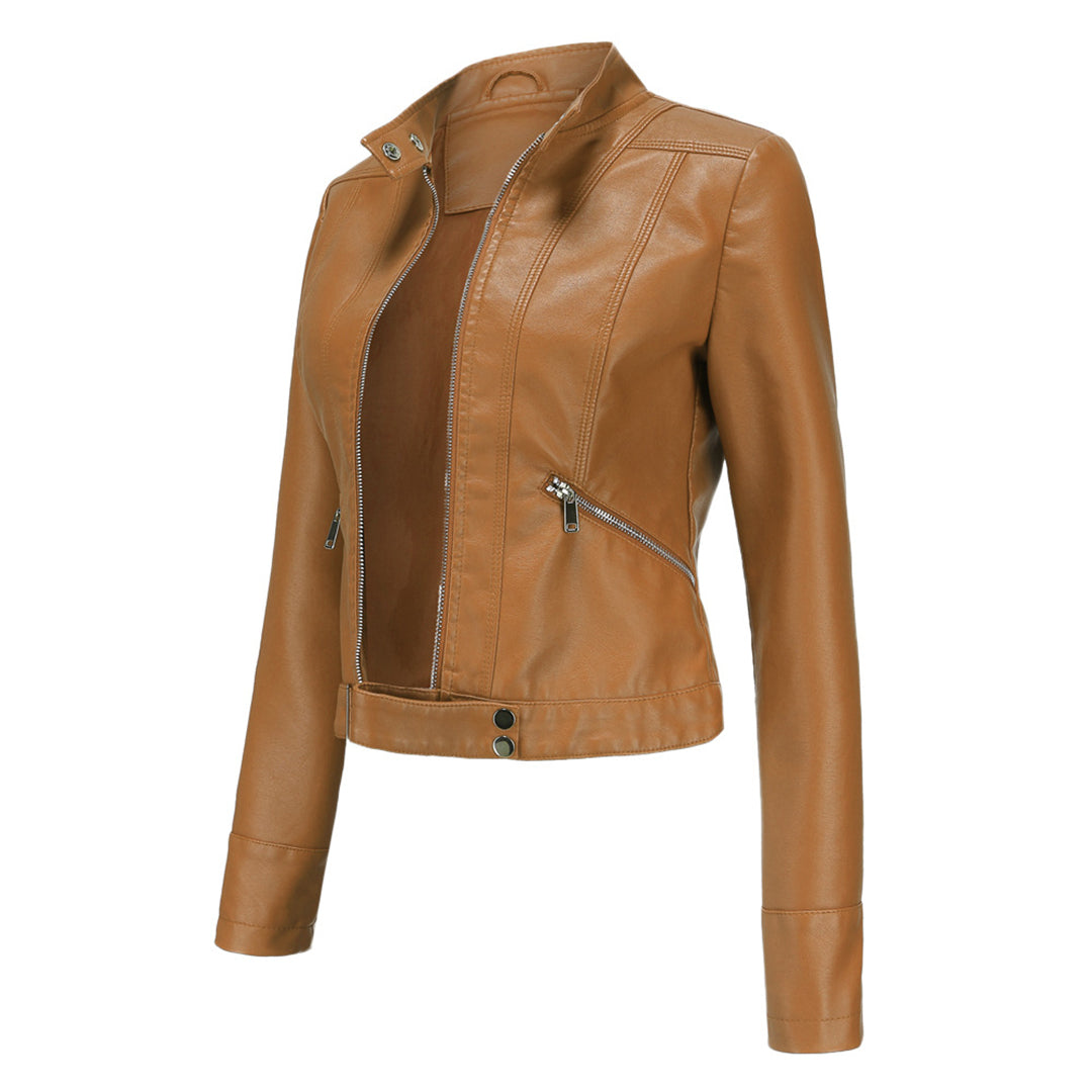 Drune | Lederjacke für Damen für den Frühling mehrere Farben