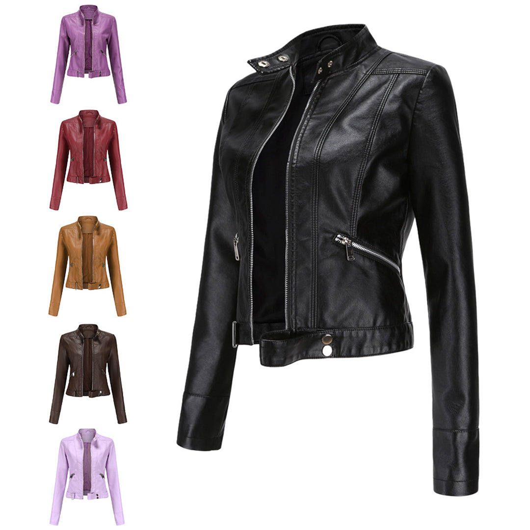 Drune | Lederjacke für Damen für den Frühling mehrere Farben