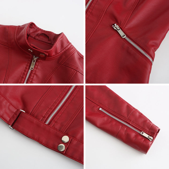Drune | Lederjacke für Damen für den Frühling mehrere Farben