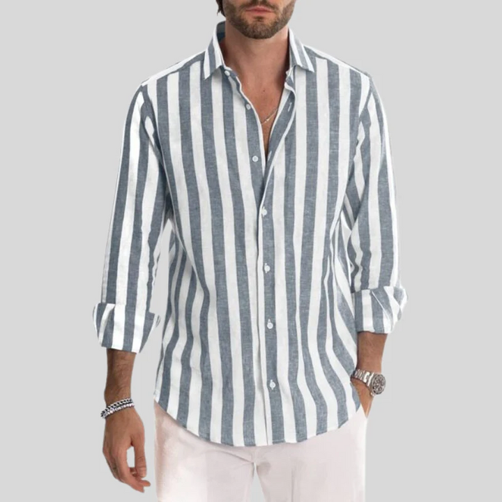 Drune | Elegante Gestreifte Sommerbluse
