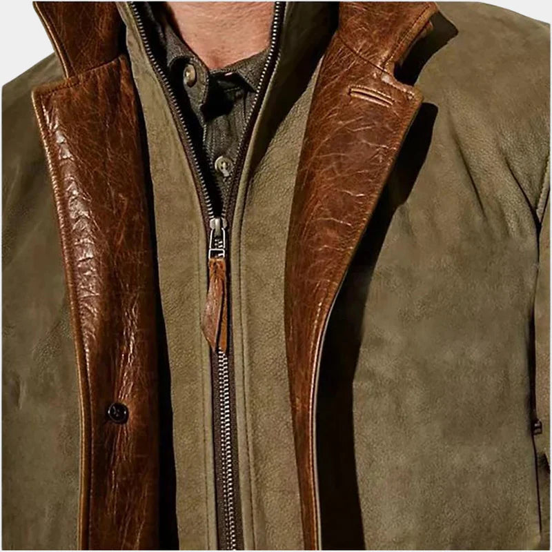 Drune | Herren Vintage Jacke - Mit Knöpfen