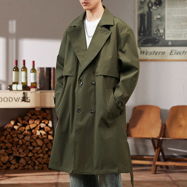 Drune | Trenchcoat Adjustable Passform Modernes Langdesign