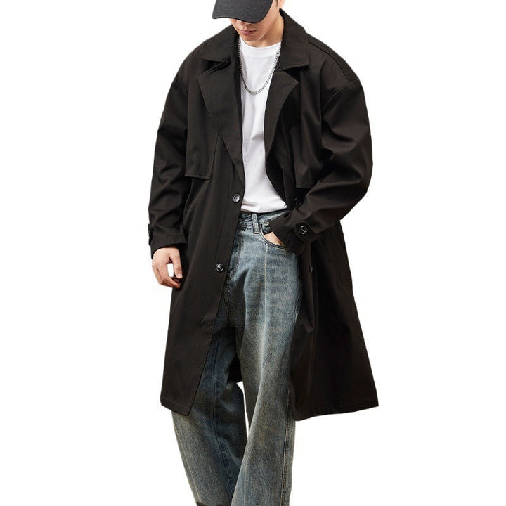 Drune | Trenchcoat Adjustable Passform Modernes Langdesign