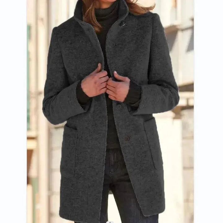 Drune | Eleganter einreihiger Damen-Trenchcoat