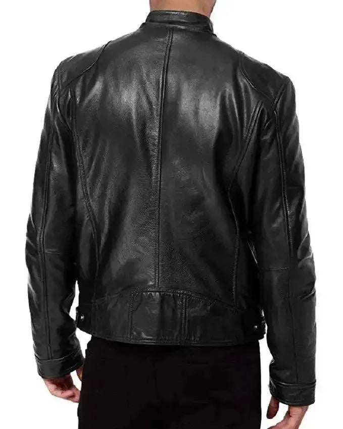 Drune | Elegante Slim Fit Herren Lederjacke