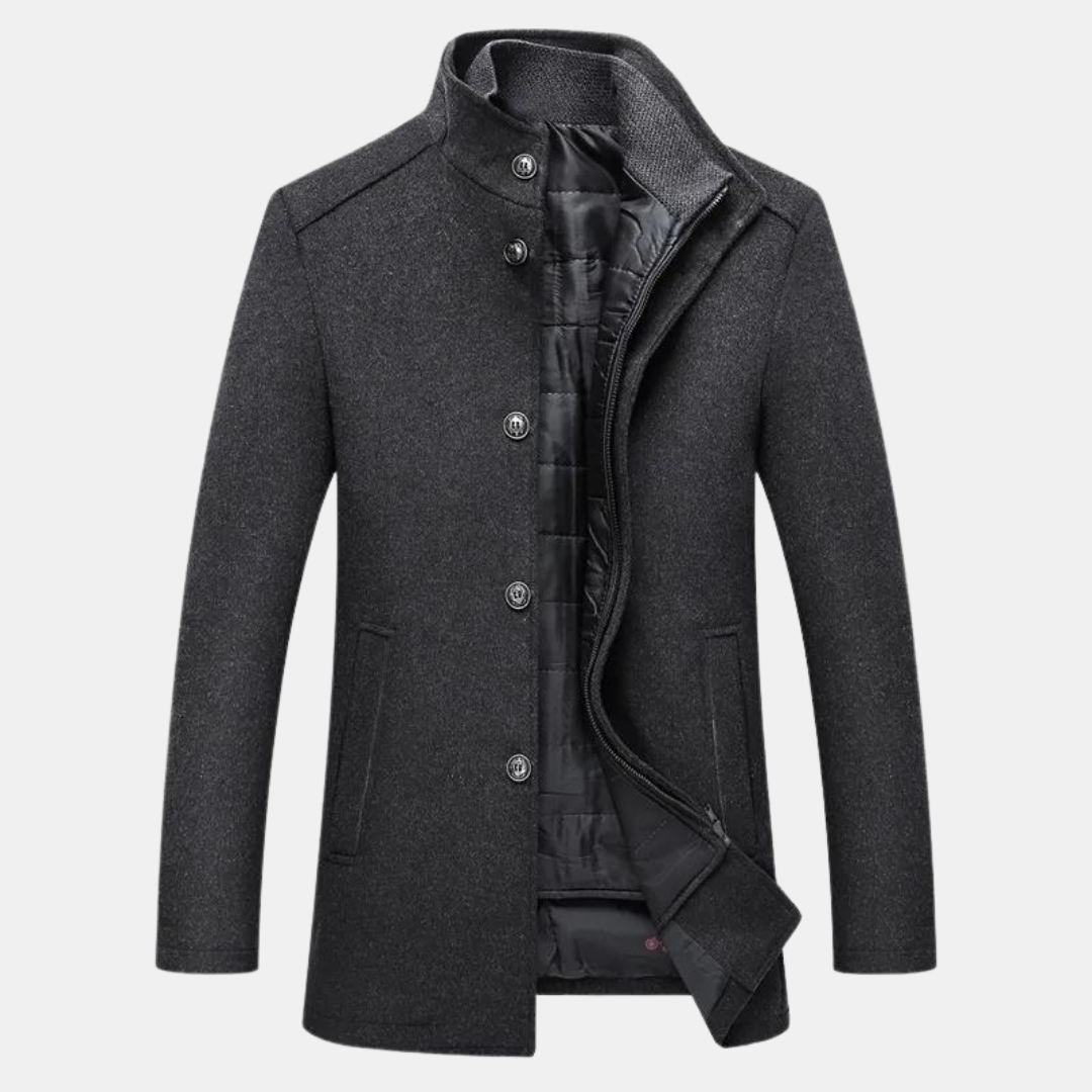 Drune | Eleganter Trenchcoat Im Klassischen Schnitt Für Herren