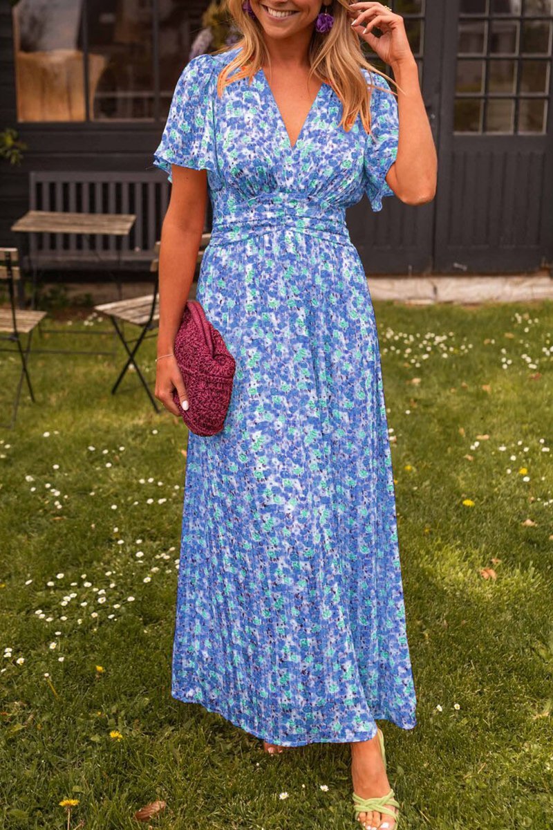 Drune | Elegantes Blumen Kleid Für Den Sommer