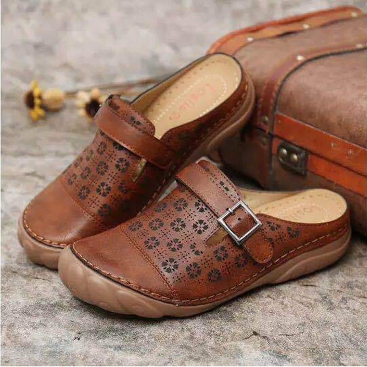 Drune | Damen Clogs Aus Leder Weite Passform Leicht