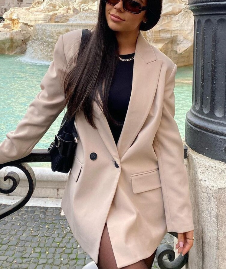 Drune | Trendiger Damenblazer mit Taschen