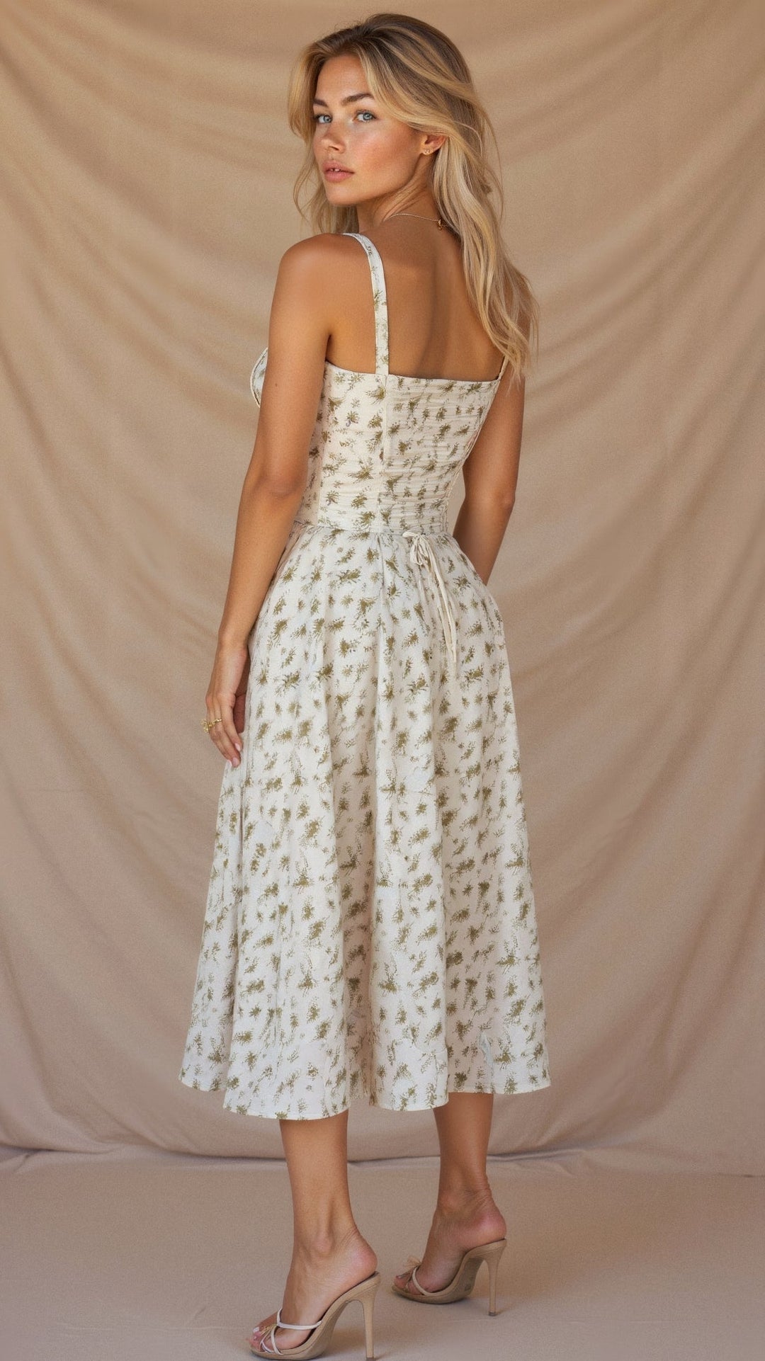 Drune | Sommerliches Midi Kleid Mit Trägern & Schlitz Luftig, Elegant & Perfekt Für Warme Tage