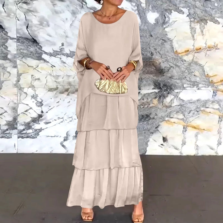 Drune | Exklusive Chiffon Lange Kleid