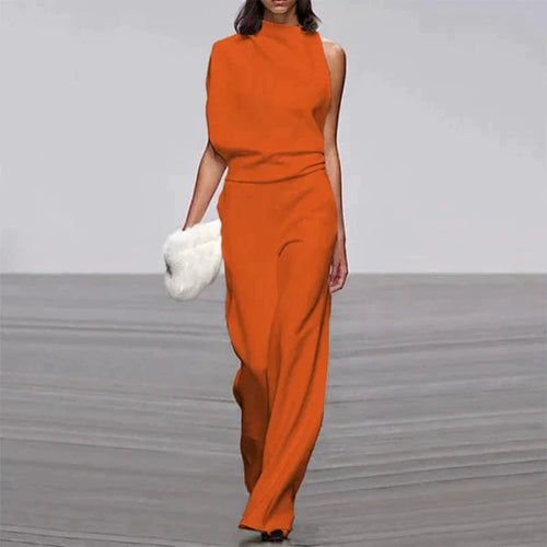Drune | Sonnenkuss: Oranger Eleganz Overall