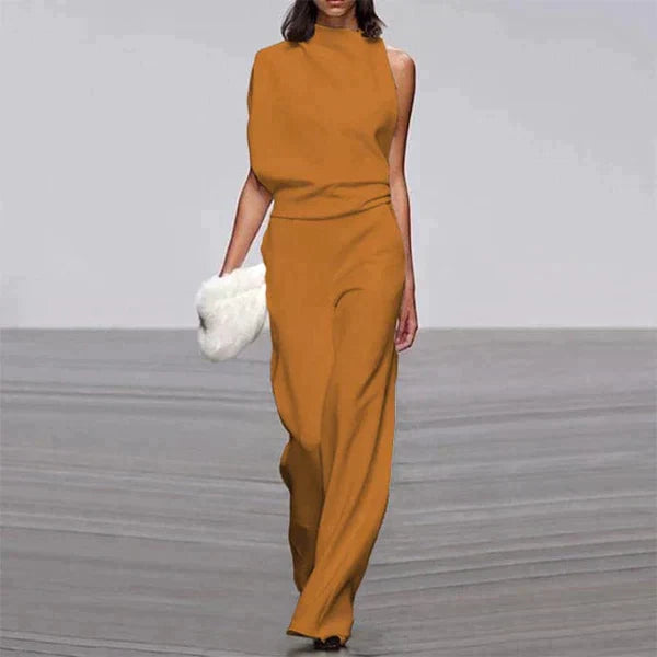 Drune | Sonnenkuss: Oranger Eleganz Overall
