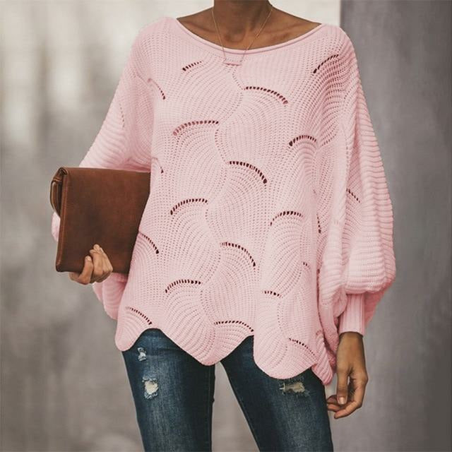 Drune | Pullover - Damen Herbst Lockere Strickpullover