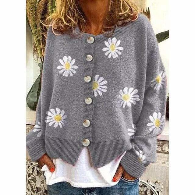 Drune | Langer Strickmantel für Damen
