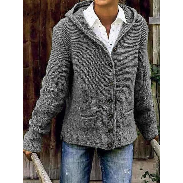 Drune | Strickpullover mit Kapuze für Jeden Anlass