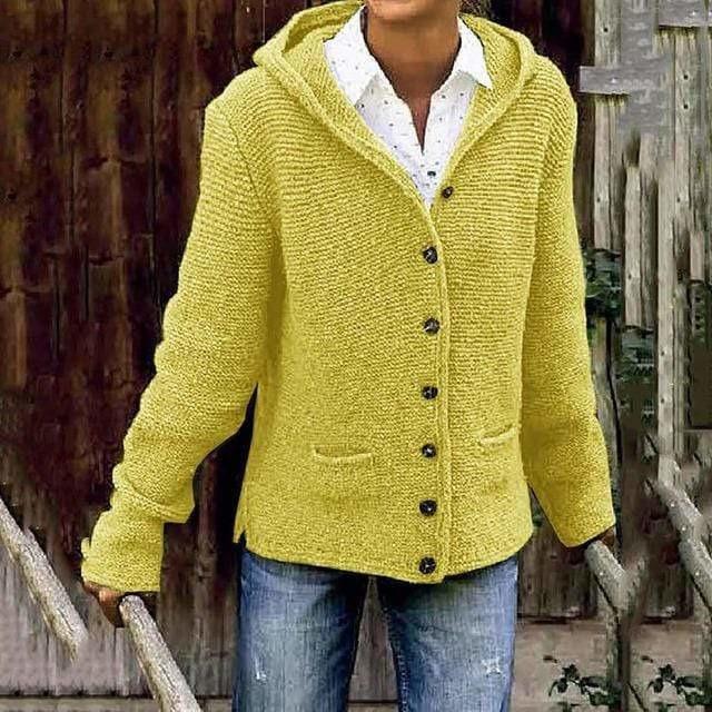 Drune | Strickpullover mit Kapuze für Jeden Anlass