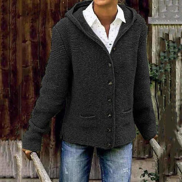 Drune | Strickpullover mit Kapuze für Jeden Anlass