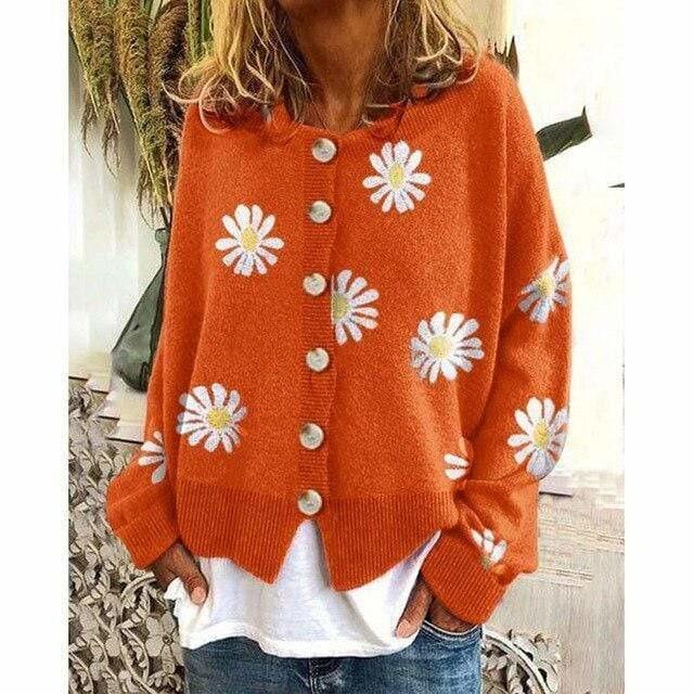 Drune | Langer Strickmantel für Damen