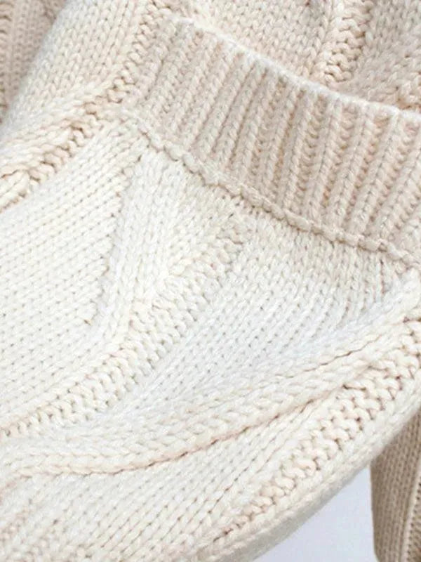 Drune | Lockerer Kürzerer Strickjacke Pullover