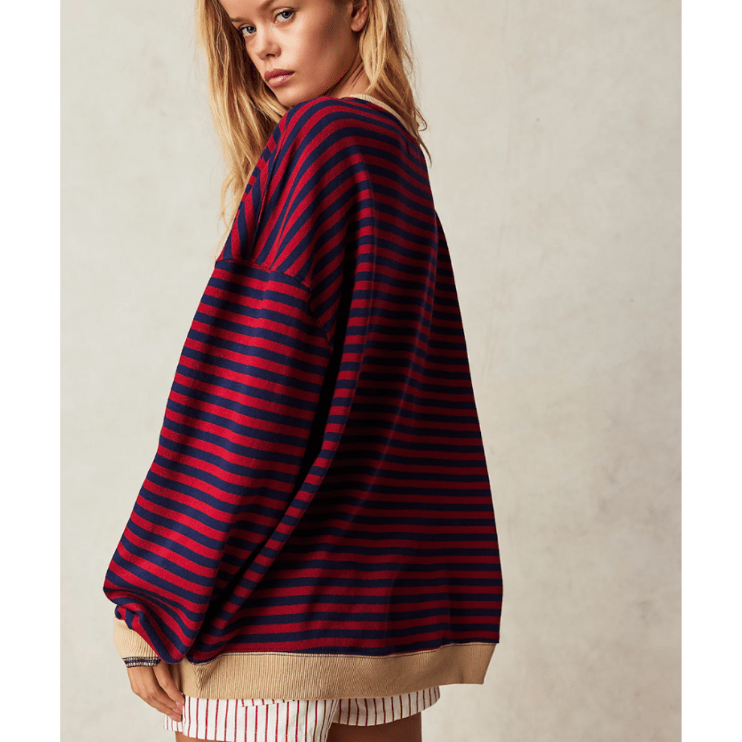 Drune | Relaxed Striped Women’s Sweatshirt