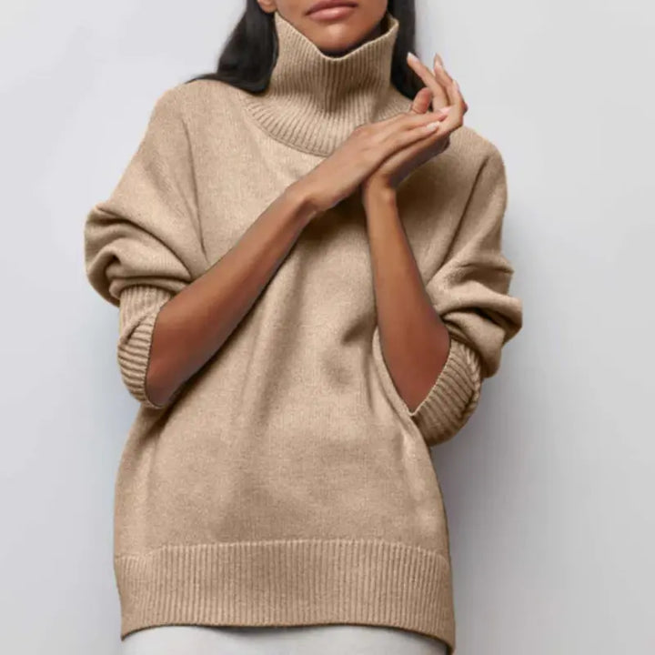 Drune | Warmer Rollkragenpullover in schlichtem Design für Frauen