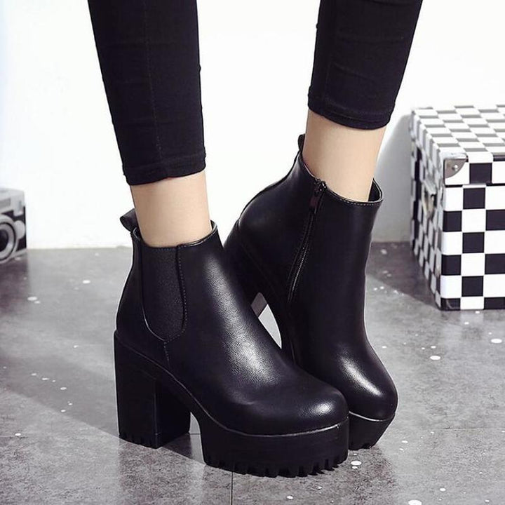 Eefje Stiefel | Stiefel mit robuster Plattform Drune