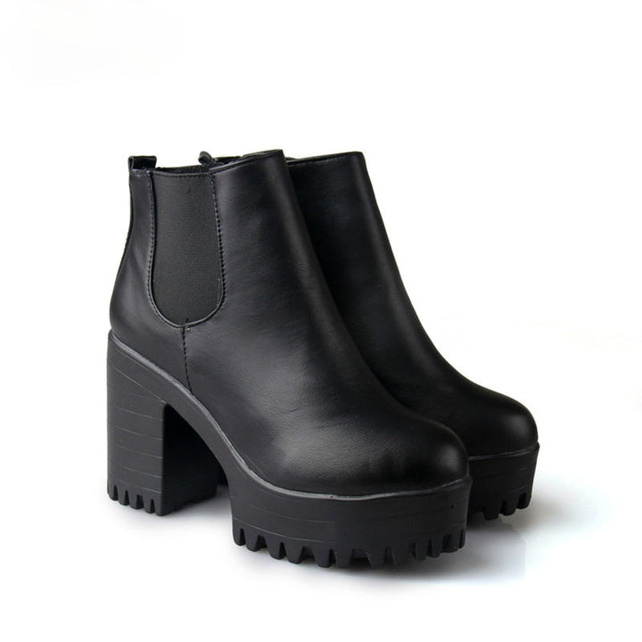 Eefje Stiefel | Stiefel mit robuster Plattform Drune