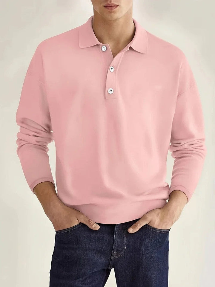 Drune | Herren Poloshirt Langarm Klassisch