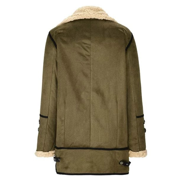 warme, kuschelig gefütterte Jacketerte Damenjacke
