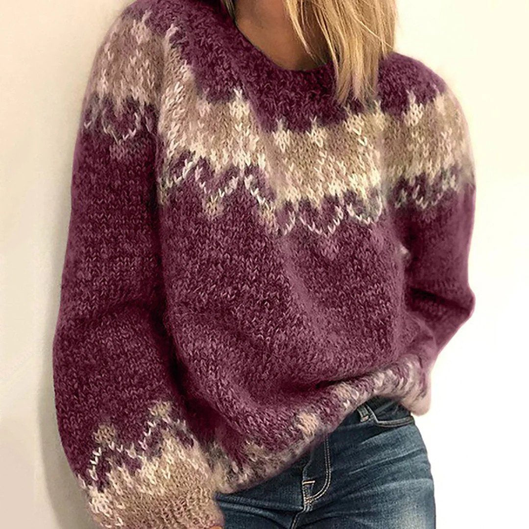 Drune | Grobstrickpullover für Damen – weich und Vintage-Stil