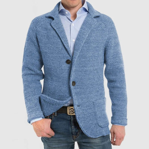 Drune | Elegante Herrenjacke mit langen Ärmeln und Pattentaschen