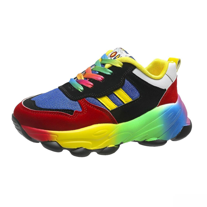 Drune - bunte klobige Turnschuhe für Damen | Multicolor Design Sneaker Damen