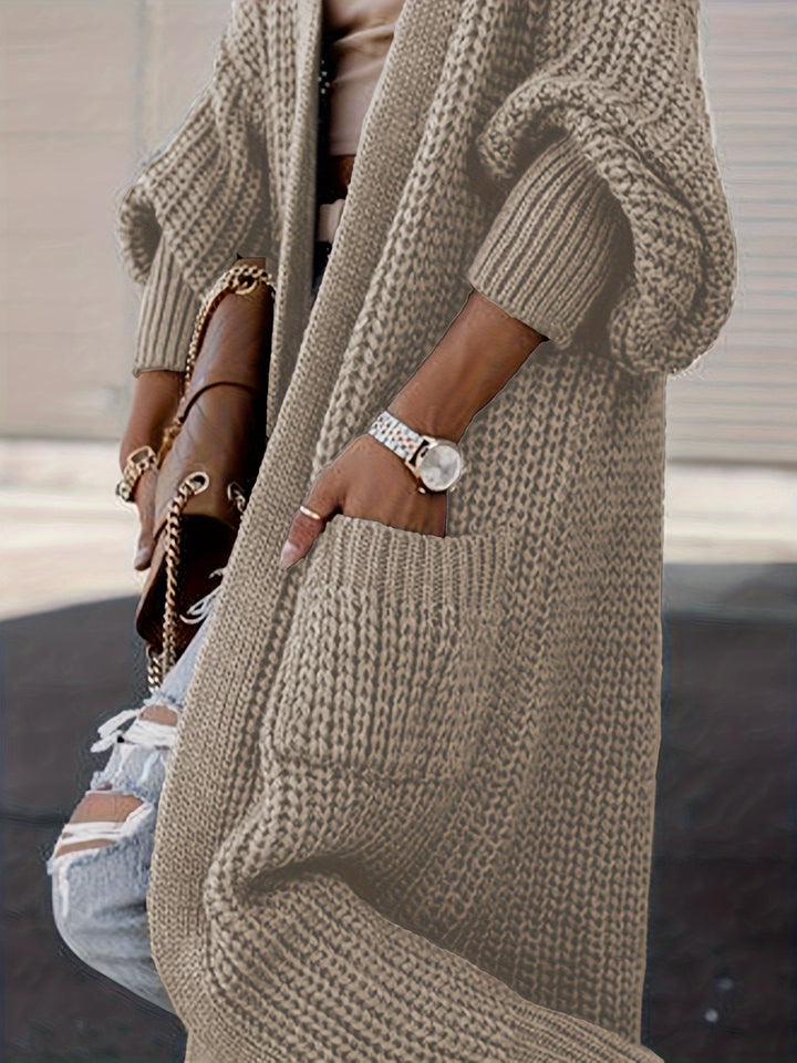 Drune Strickcardigan Aus Wolle Mit Taschen Für Damen | Perfekt Für Den Alltag