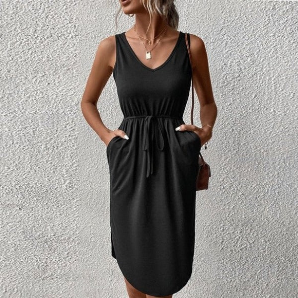 Drune - Stilvolles Knopfleistenkleid