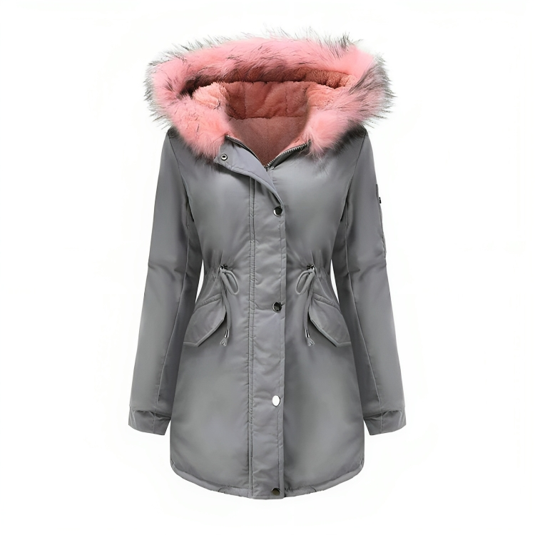 Drune | Winter Parka mit veganem Pelz für Damen umweltfreundliche Materialien
