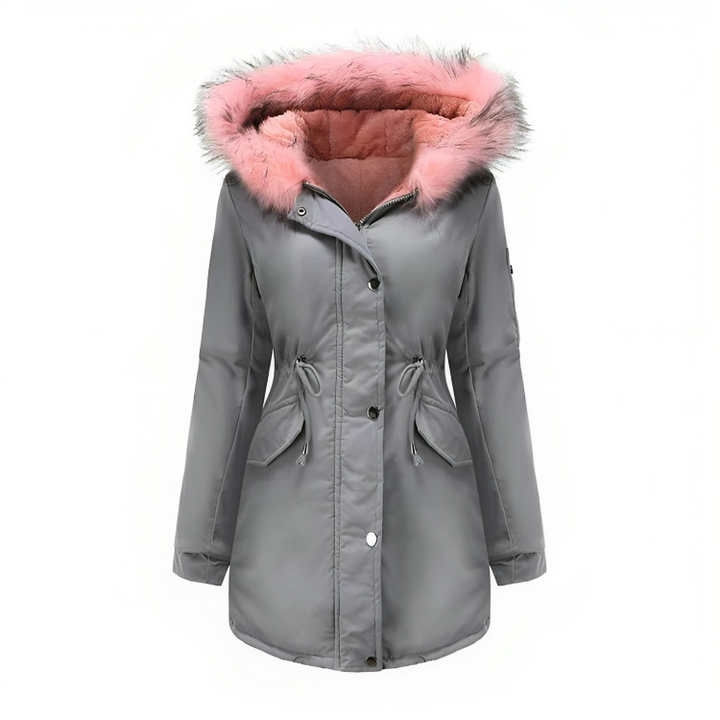 Drune | Winter Parka mit veganem Pelz für Damen umweltfreundliche Materialien