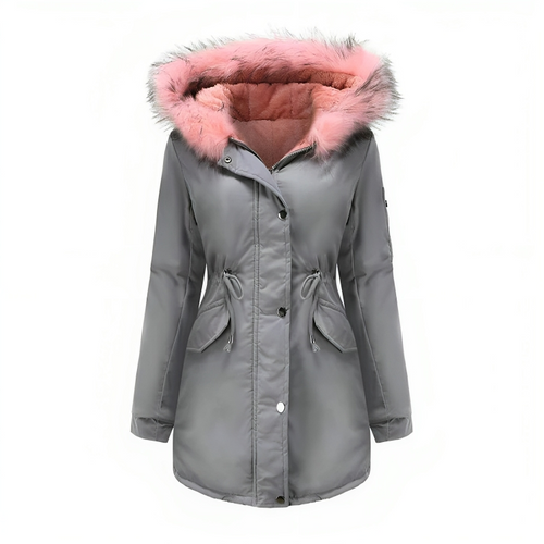 Drune | Winter Parka mit veganem Pelz für Damen umweltfreundliche Materialien