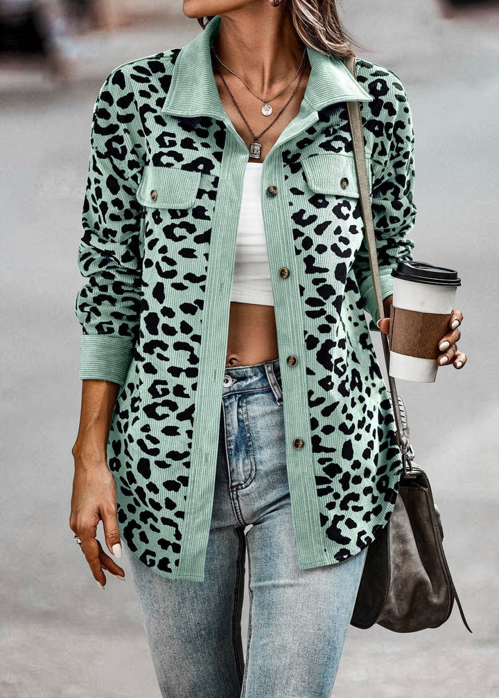 Drune | Leopardjacke Chic Premium Material Ideal für den Frühling