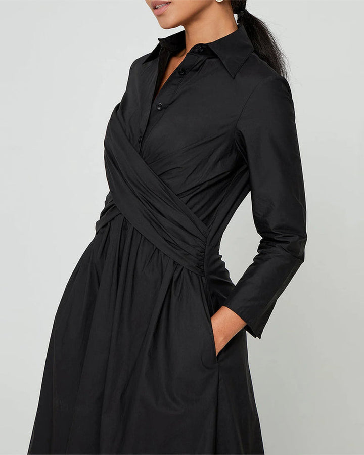 Drune | Kreuzträger Kleid mit Taschen