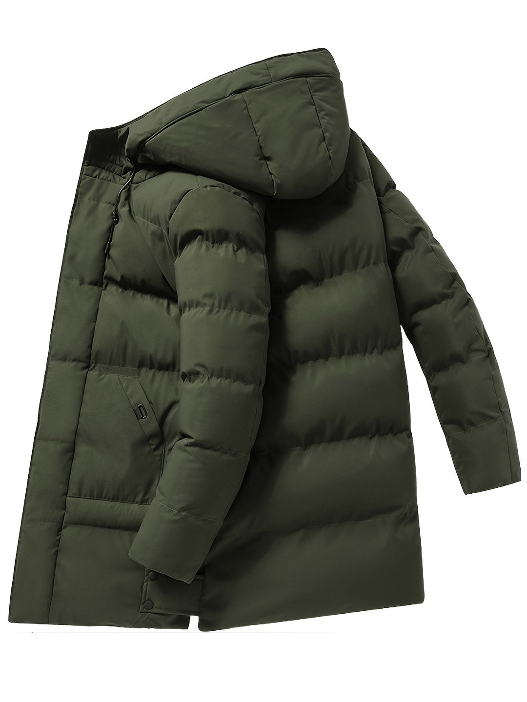 Drune | Fleece-Gefütterte Reißverschluss Vorderseite Winter Jacke Für Herren - Perfekt für Outdoor-Aktivitäten