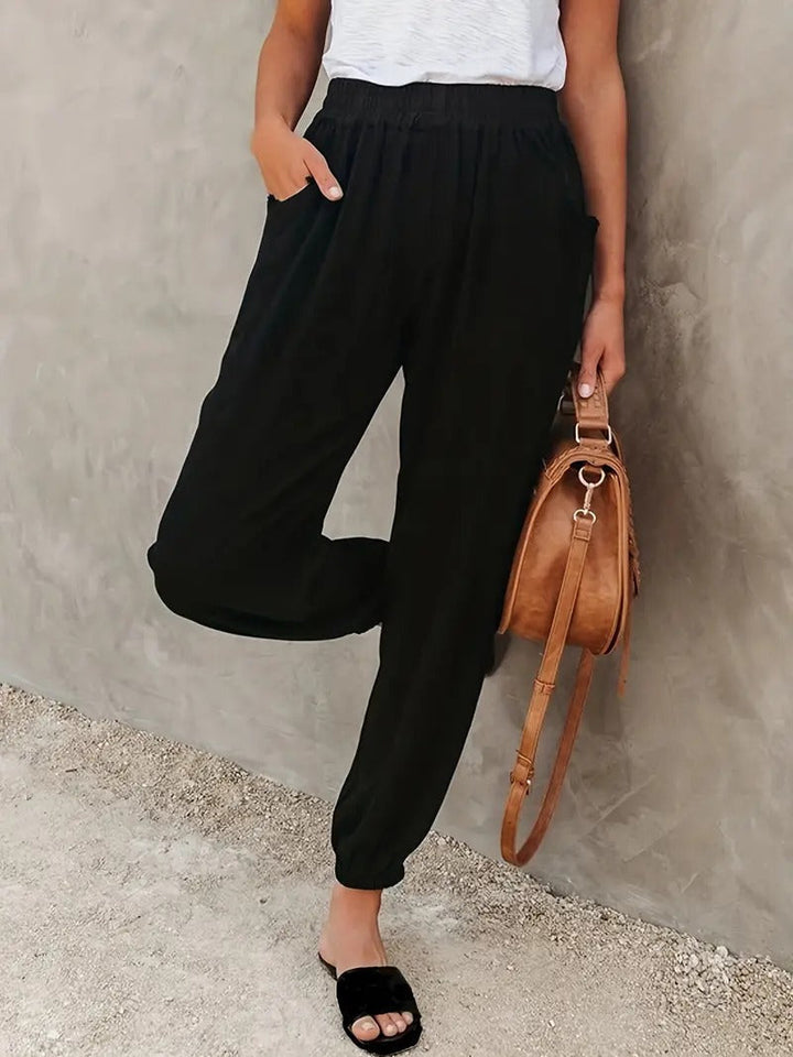 Drune - Lange Hose mit hoher Taille