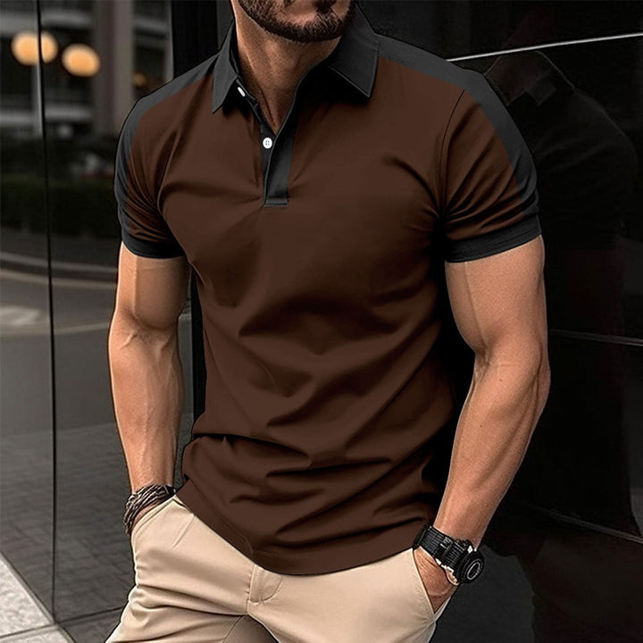 Drune | Großes Twill-Poloshirt