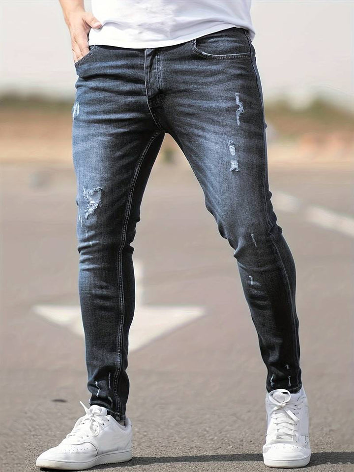 Drune | zerrissene jeans für männer