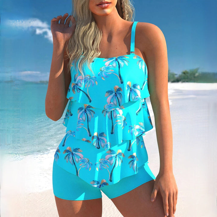 Drune - Stilvoller blauer Tankini