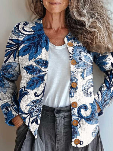 Drune | Blumenmuster Jacke